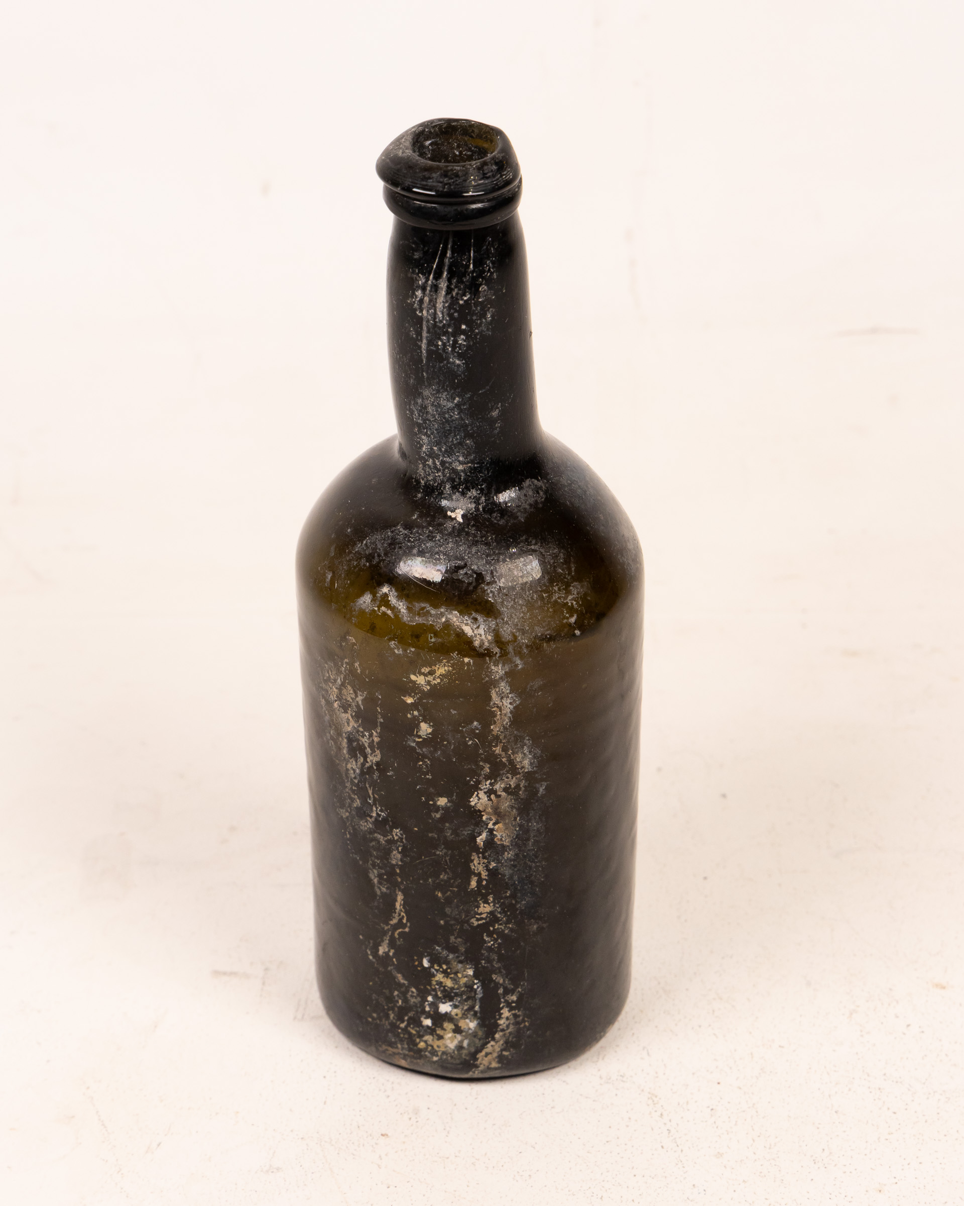 Antique Olive Green Glass Bottle