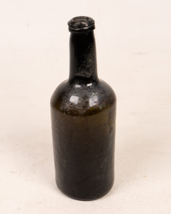 Antique Olive Green Glass Bottle