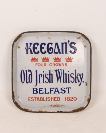 Keegan’s Whiskey Belfast Enamel Tray