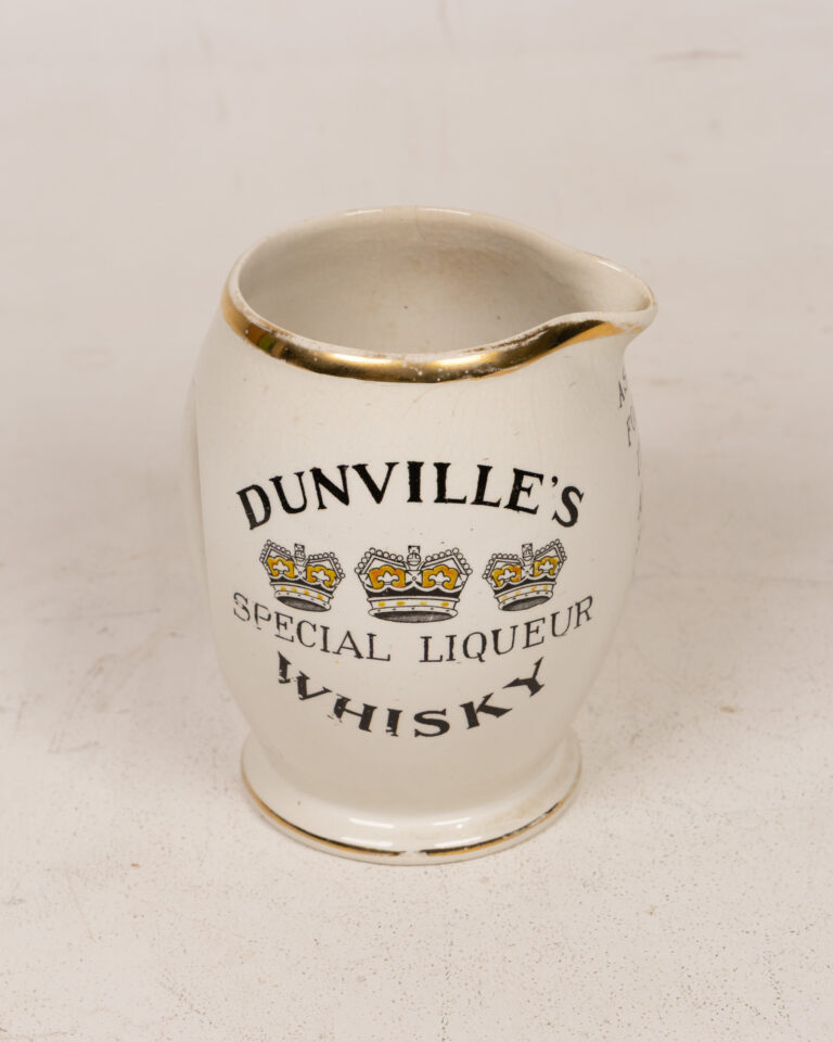 Dunville's Belfast Whisky Round Jug