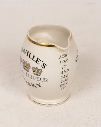 Dunville’s Belfast Whisky Round Jug