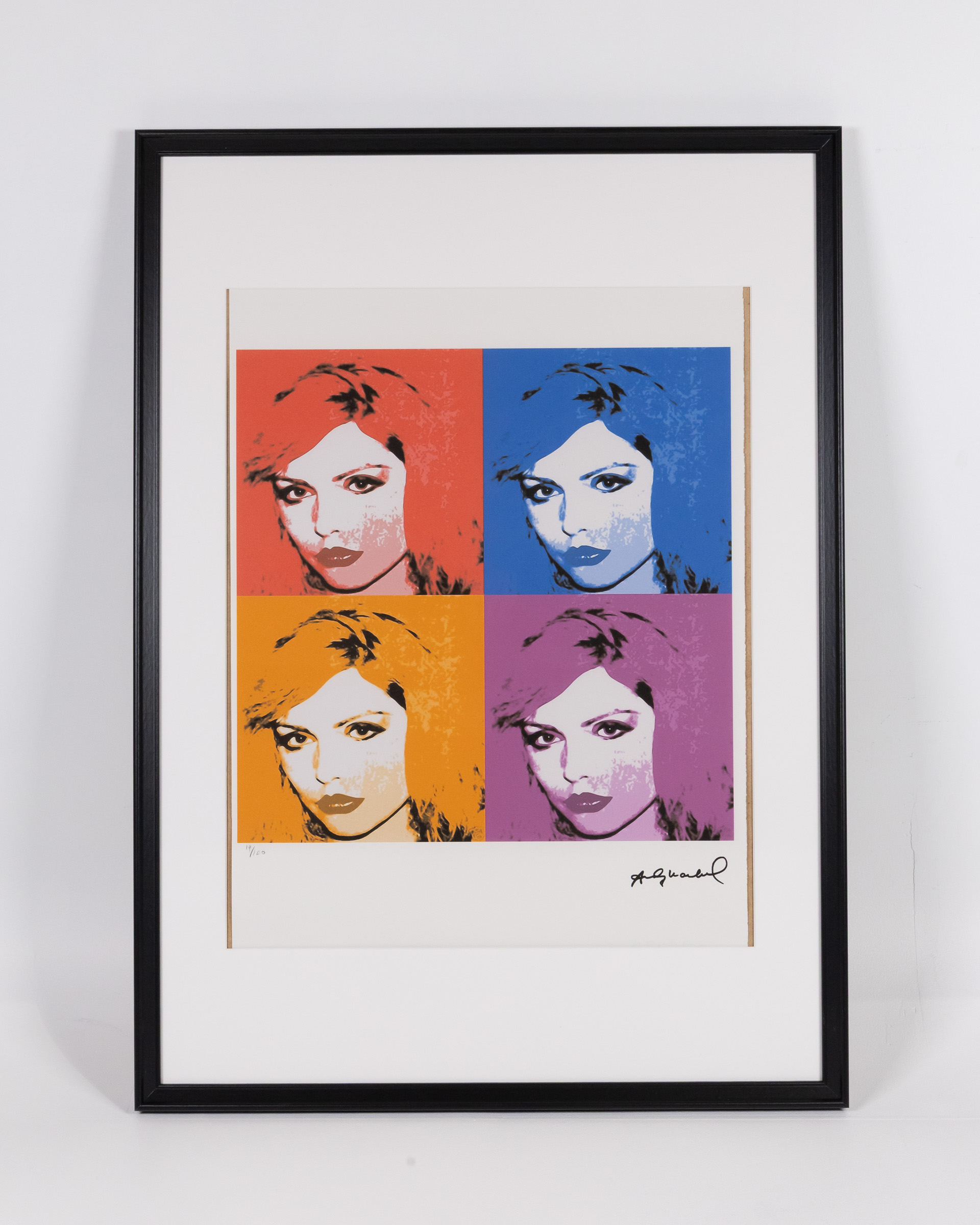 Andy Warhol Blondie Framed Lithograph Print – 4 Blondies