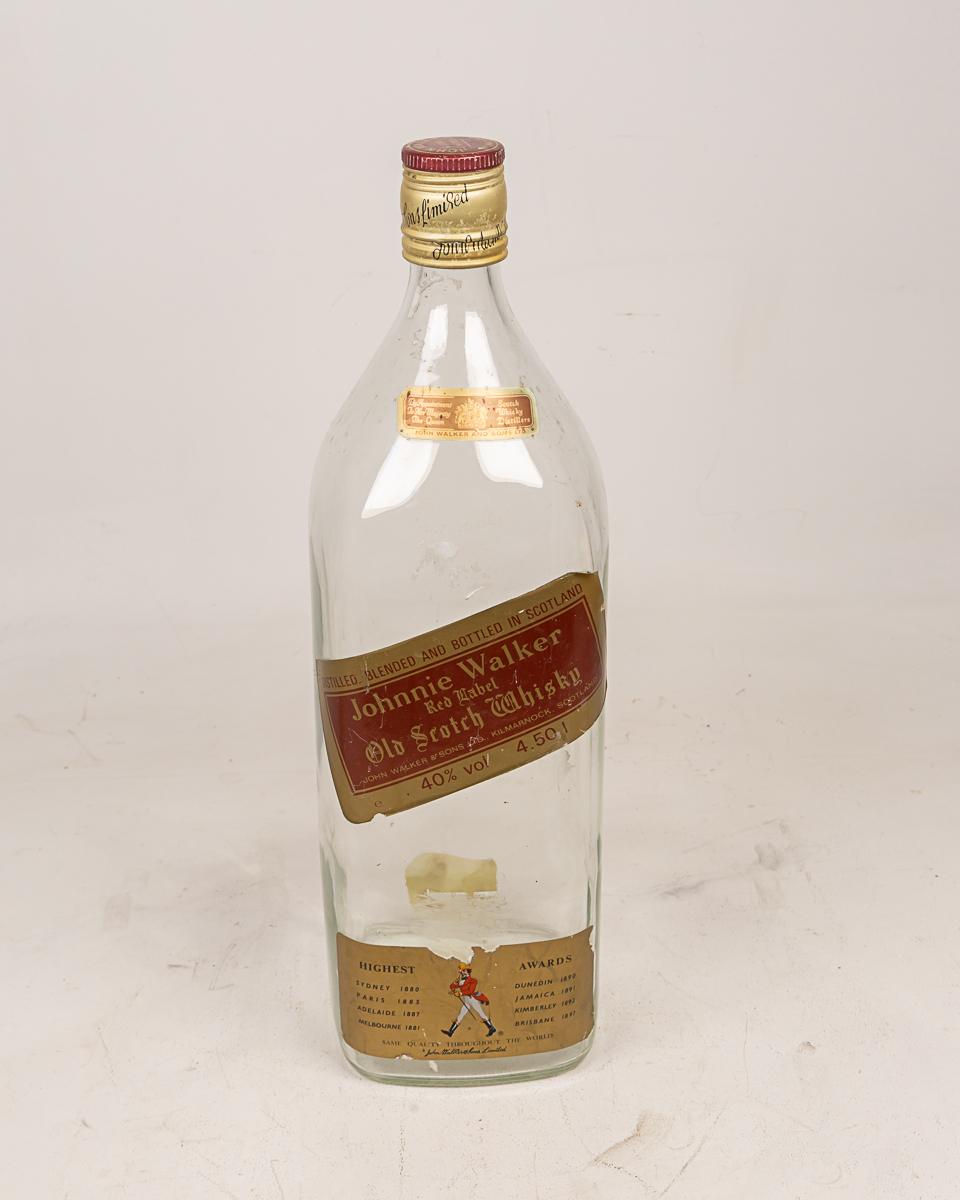 Oversized Johnnie Walker Red Label Whisky Bottle