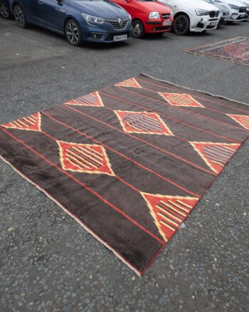 ST32 Afghan Zeigla Wool Rug – Handwoven Natural Dye