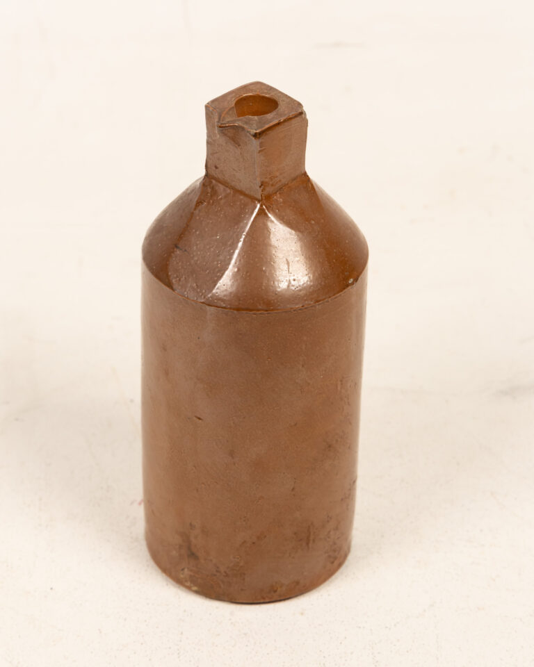 Doulton Lambeth Square Mouth Stoneware Bottle