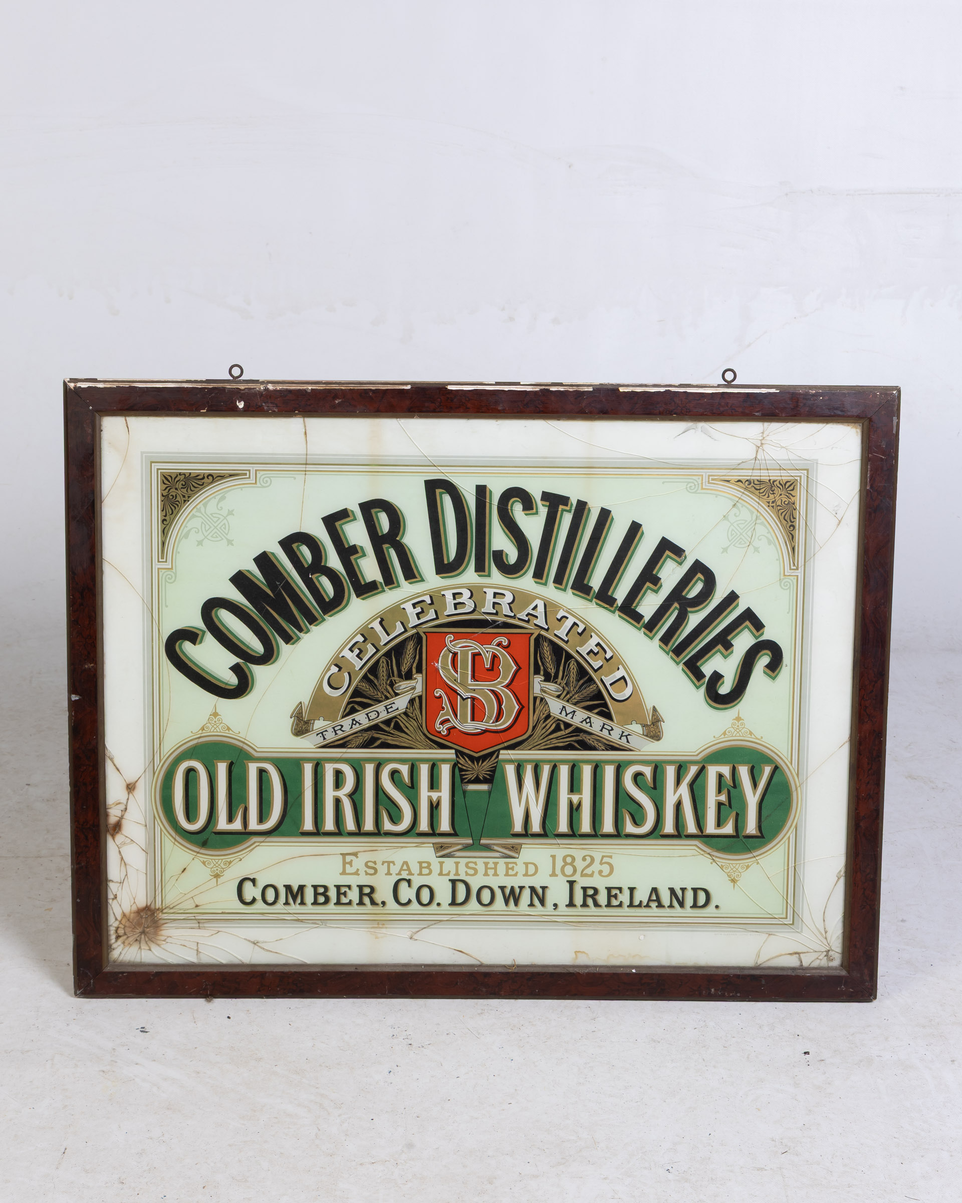 Vintage Comber Distilleries Irish Whiskey Framed Print
