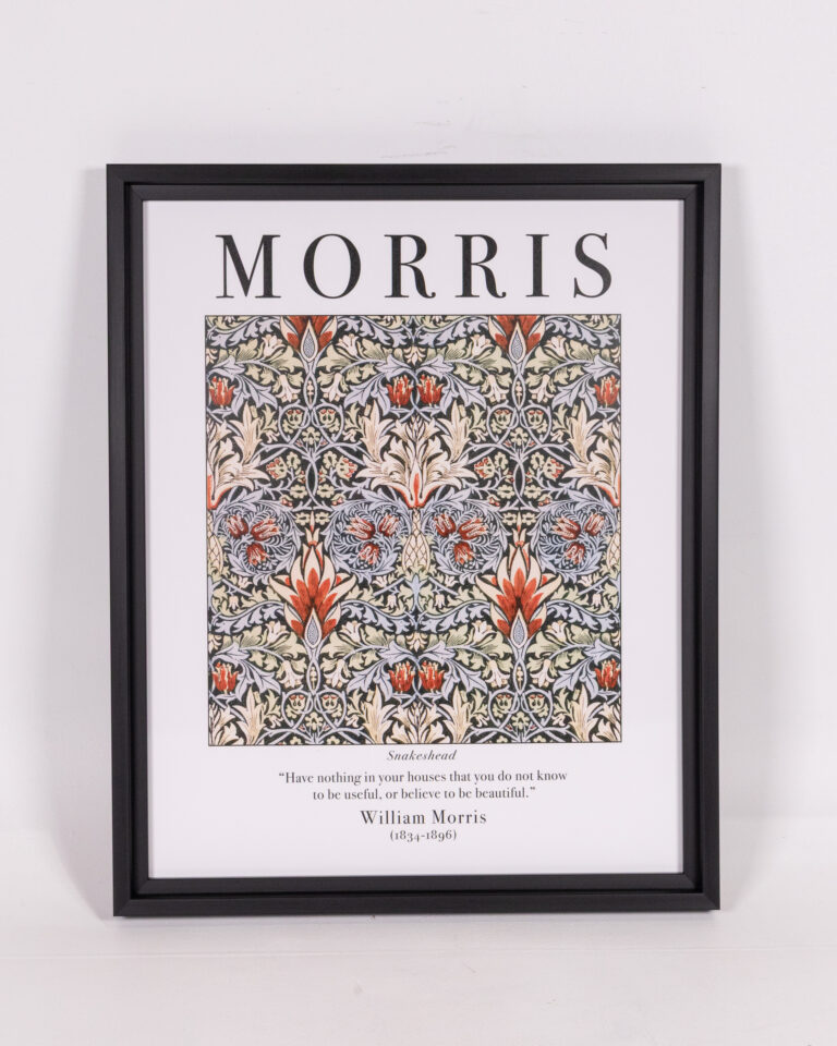 William Morris Framed Print - Snakeshead