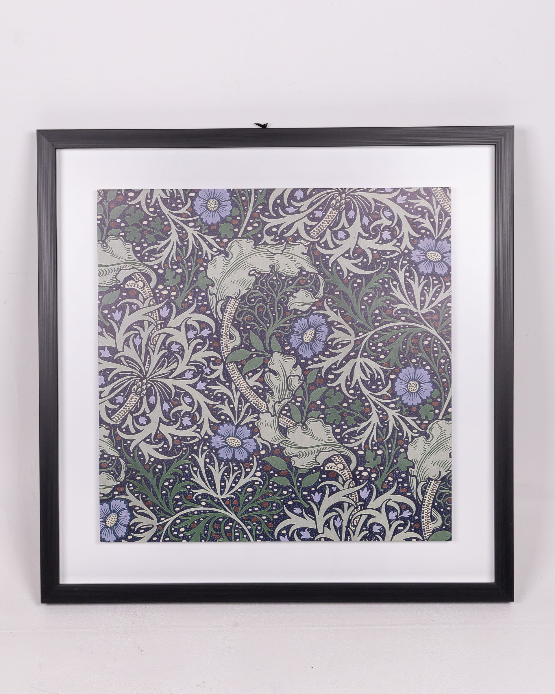 William Morris Framed Plaque – Seaweed