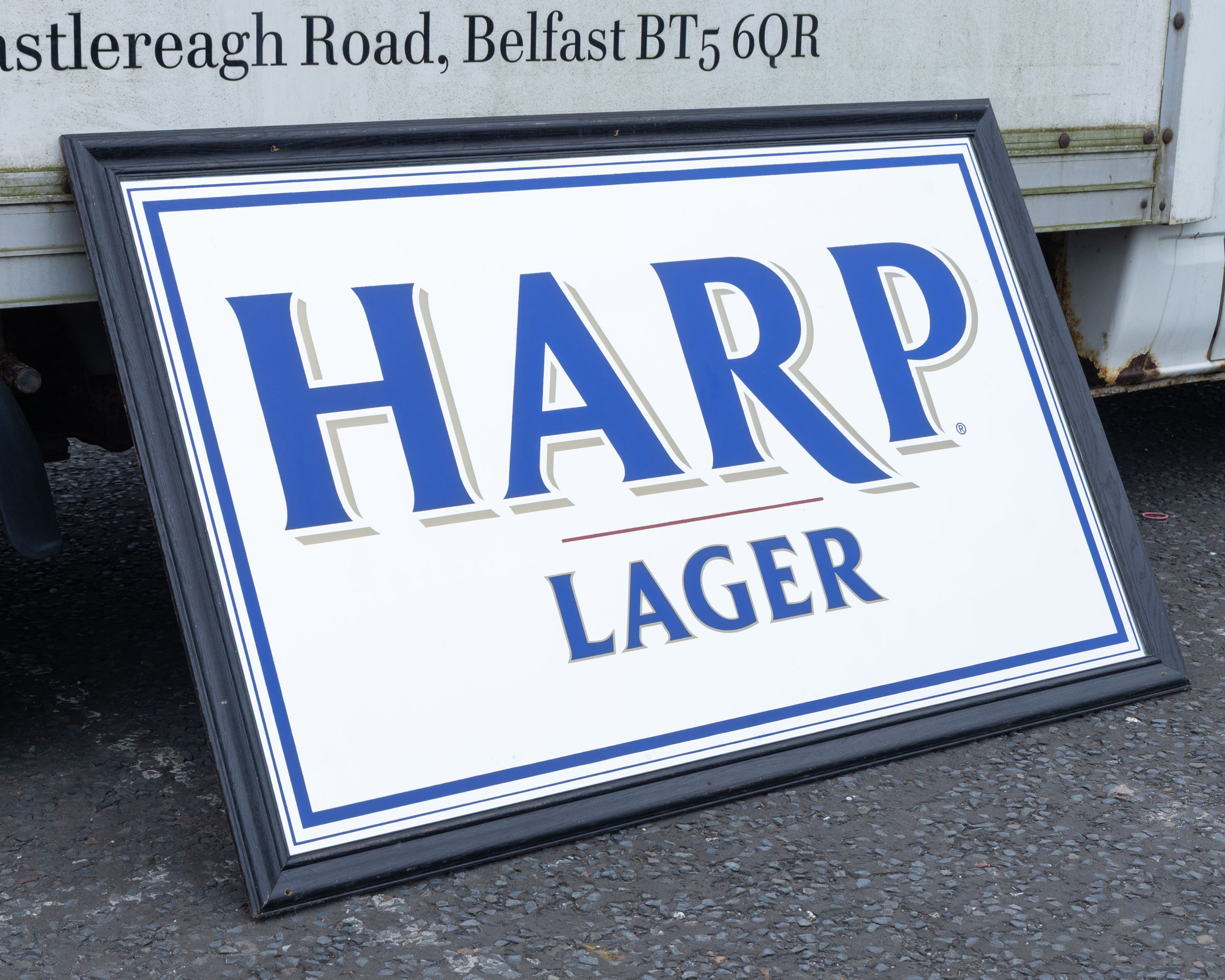 Harp Lager Bar Mirror
