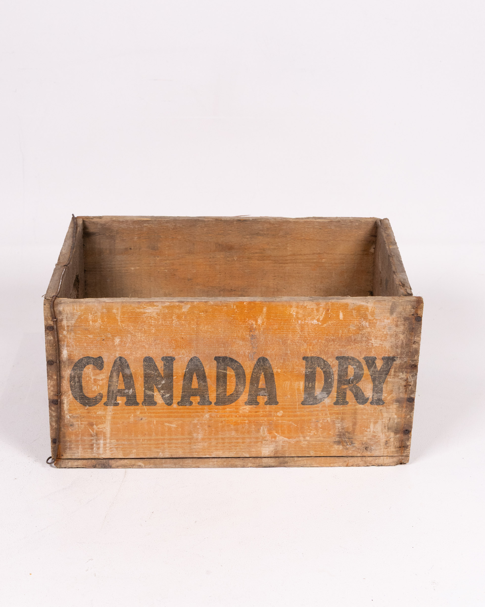 Vintage Canada Dry Wooden Crate