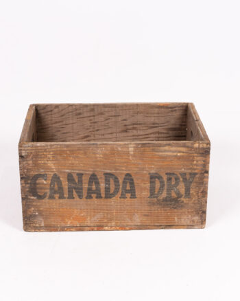 Canada Dry Wooden Crate
