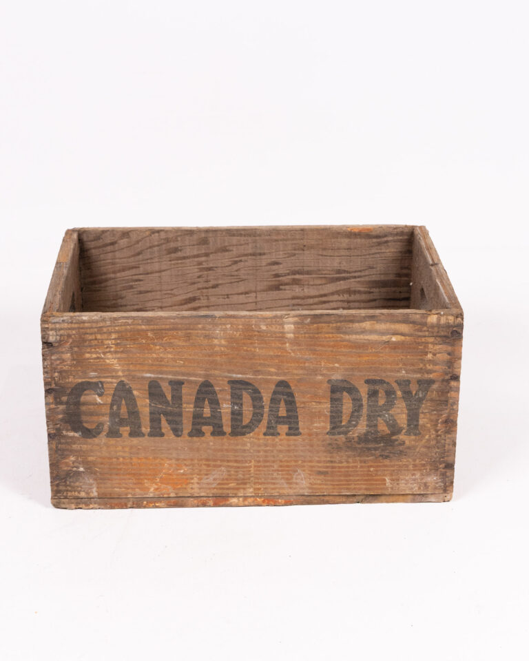 Canada Dry Wooden Crate