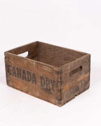 Canada Dry Wooden Crate