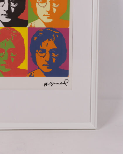 Andy Warhol John Lennon Framed Lithograph Print - On The Square