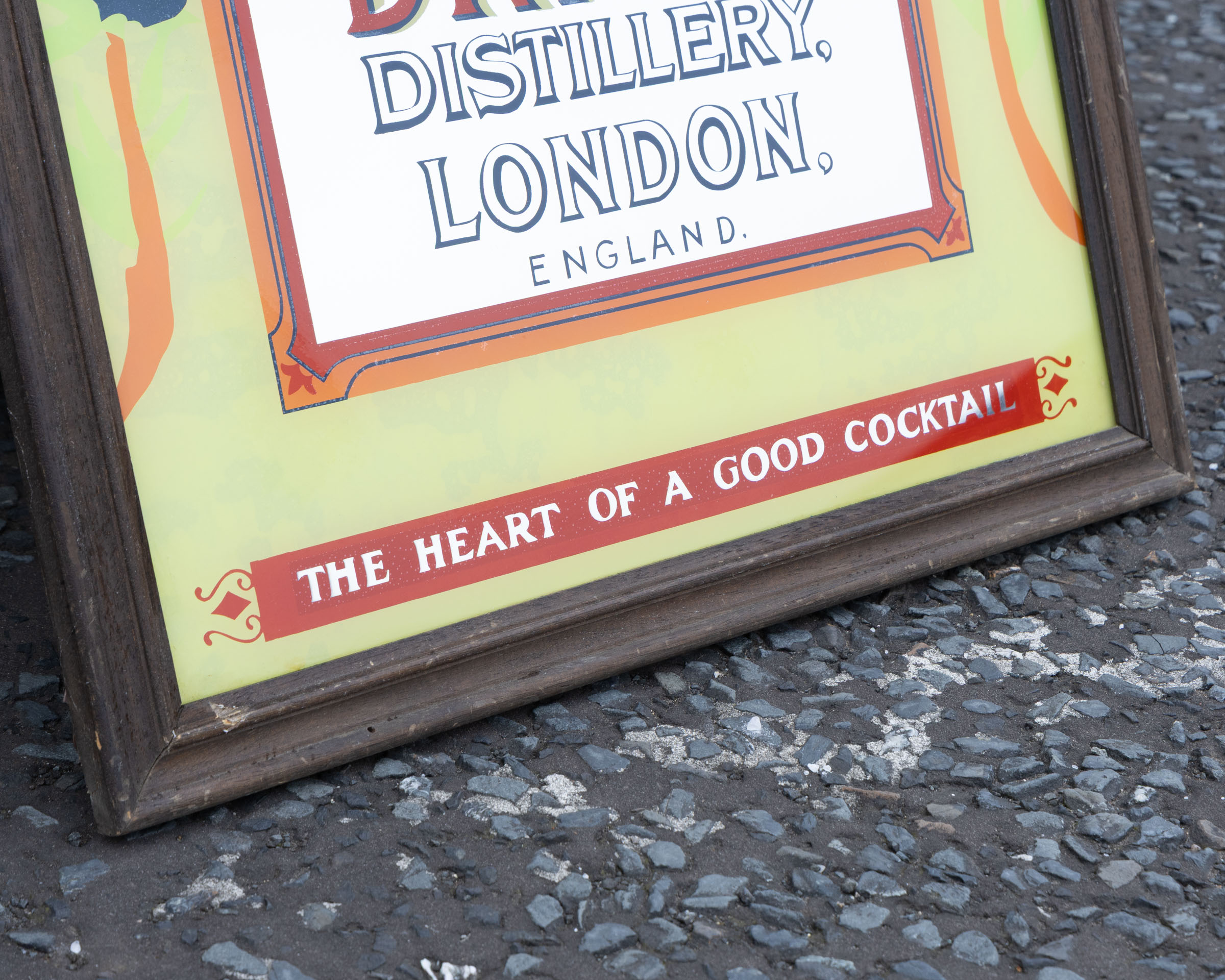 Vintage Gordon's Dry Gin Mirror - On The Square Emporium