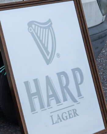 Vintage Harp Lager Mirror