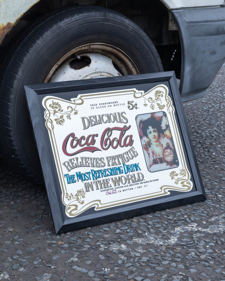 Vintage Coca-Cola Advertising Mirror