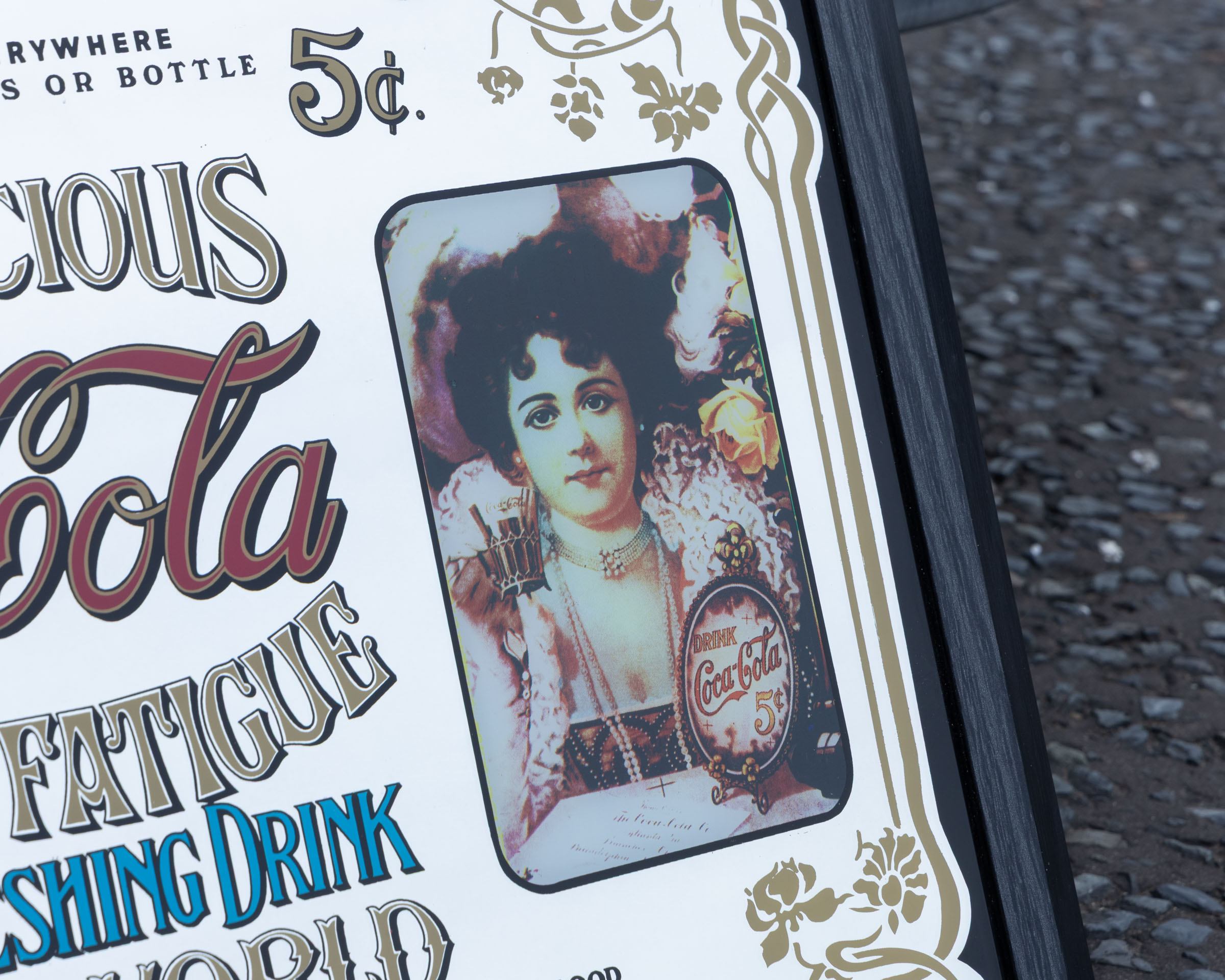 Vintage Coca-Cola Advertising Mirror - On The Square Emporium