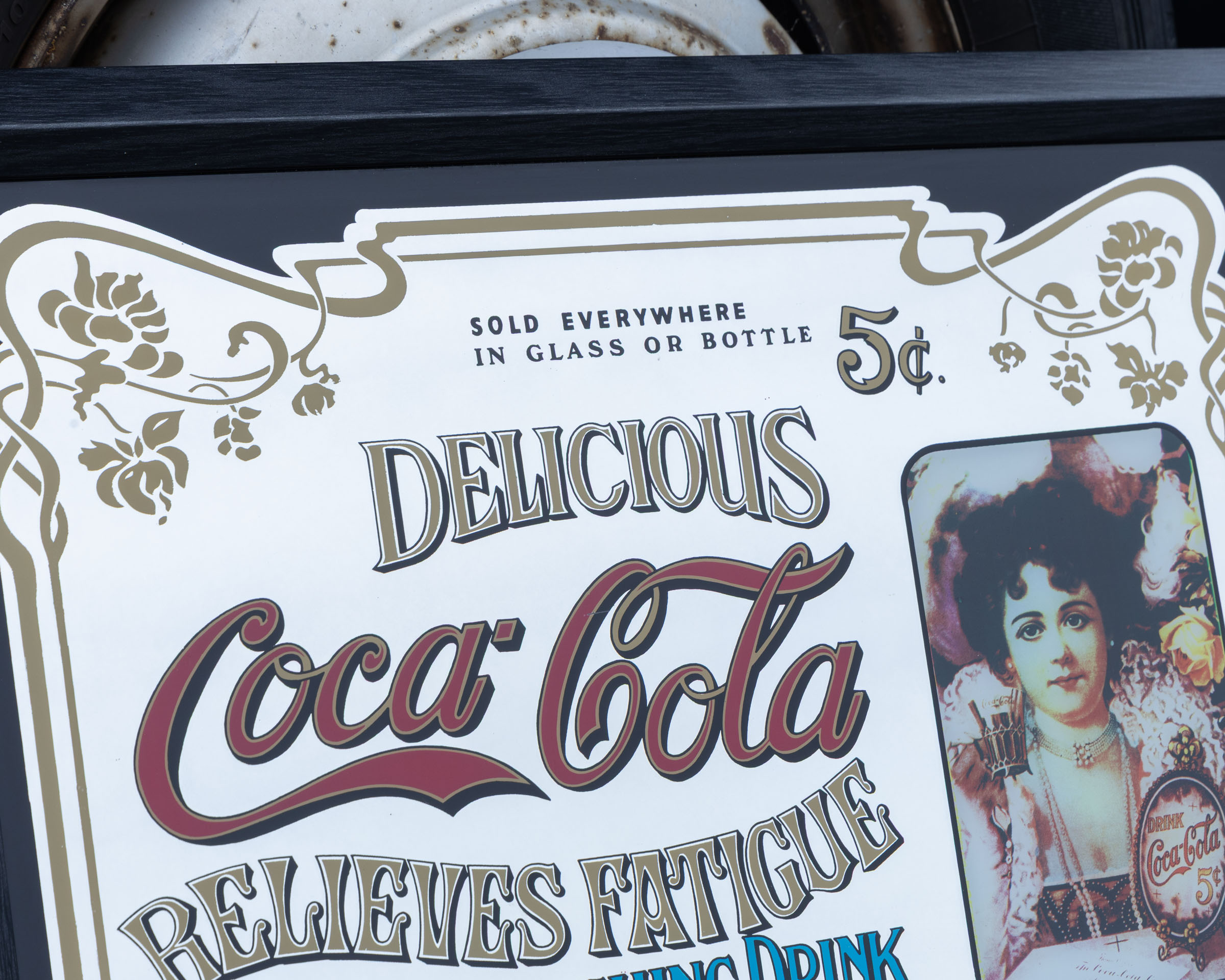 Vintage Coca-Cola Advertising Mirror - On The Square Emporium