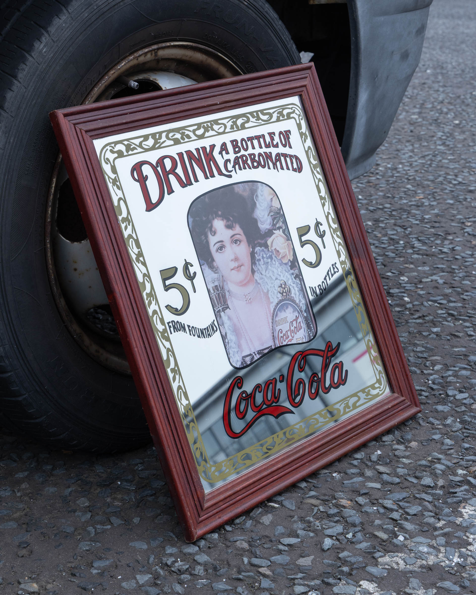 Vintage Coca-Cola Mirror - On The Square Emporium