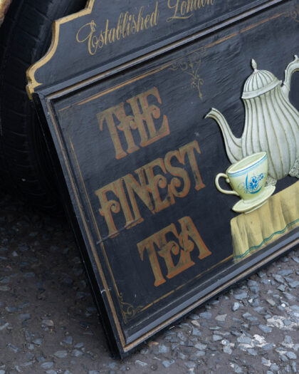 Vintage R. Brigg Finest Tea Advertising Sign - On The Square Emporium