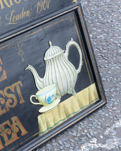 Vintage R. Brigg Finest Tea Advertising Sign - On The Square Emporium