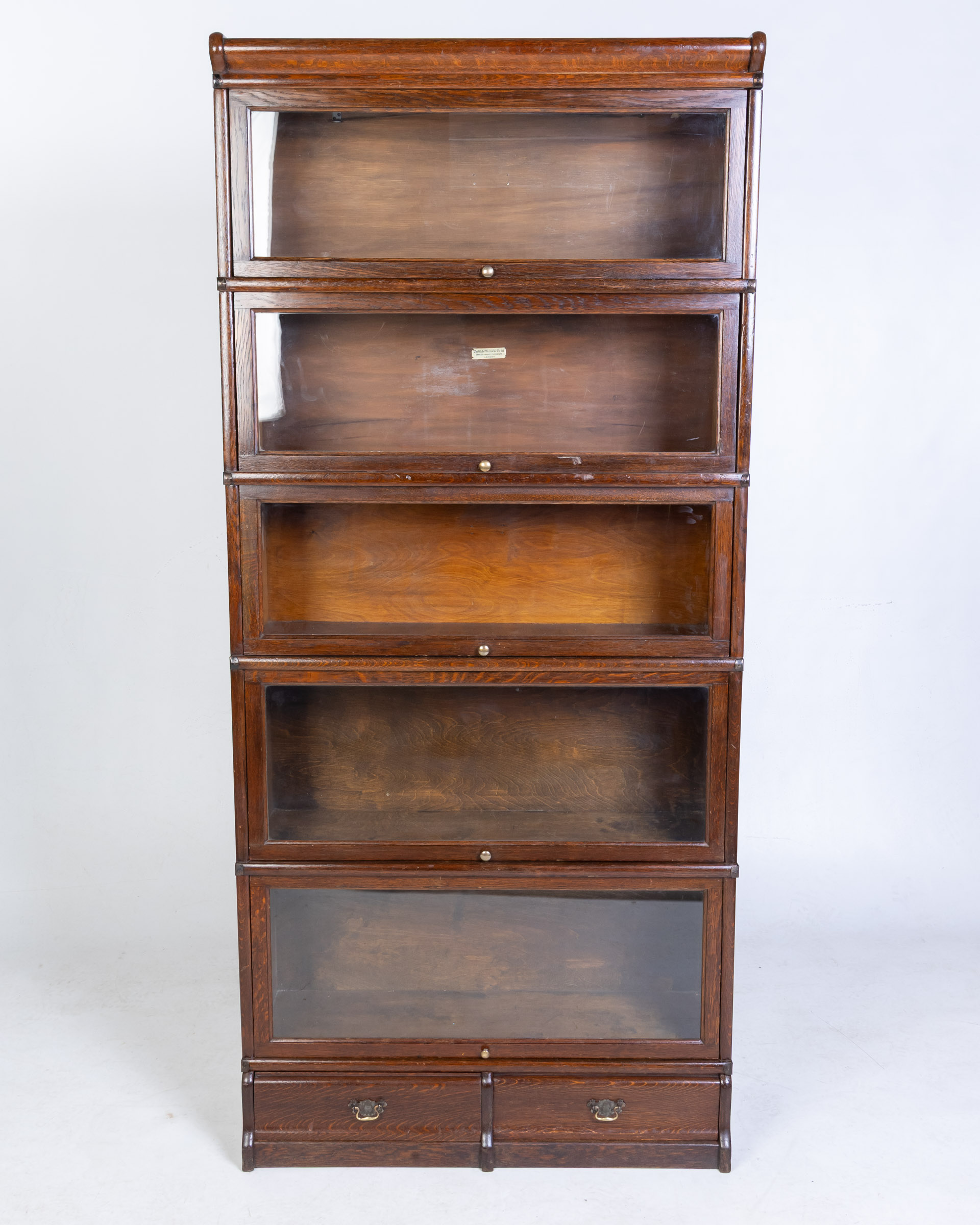 Globe Wernicke Antique Oak Stacking Bookcase
