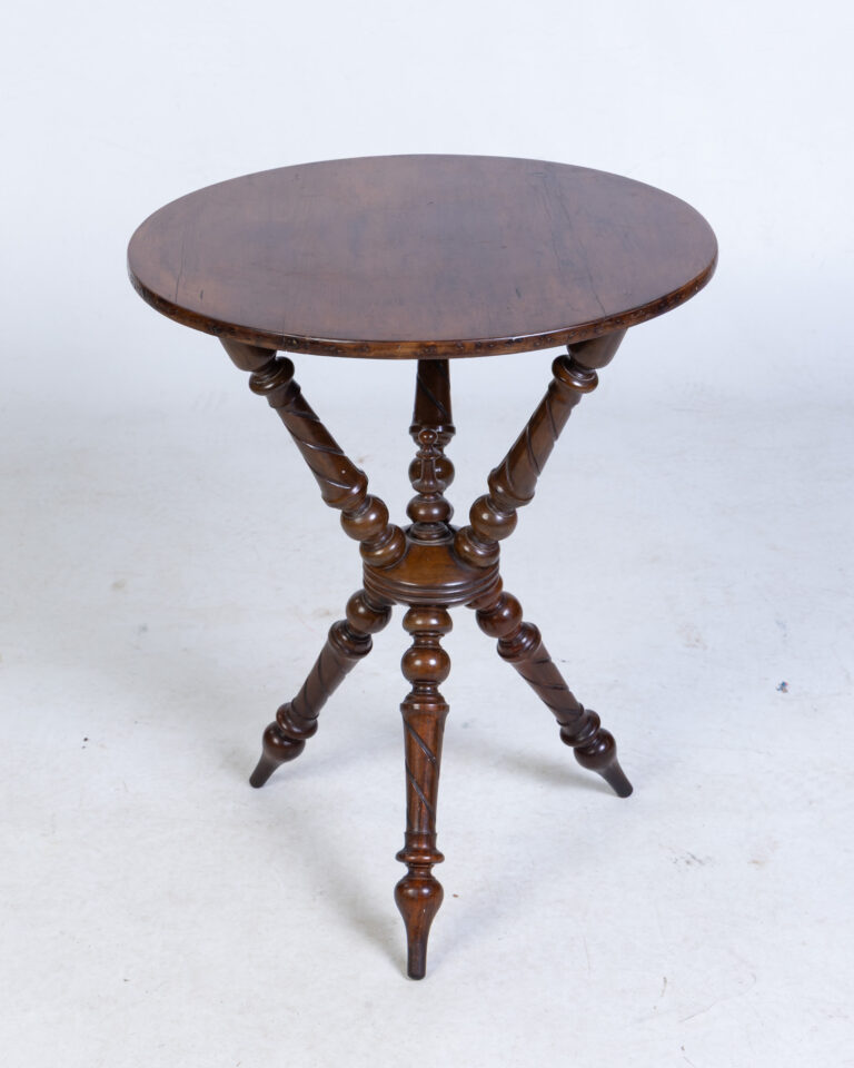 Antique Bobbin Leg Table