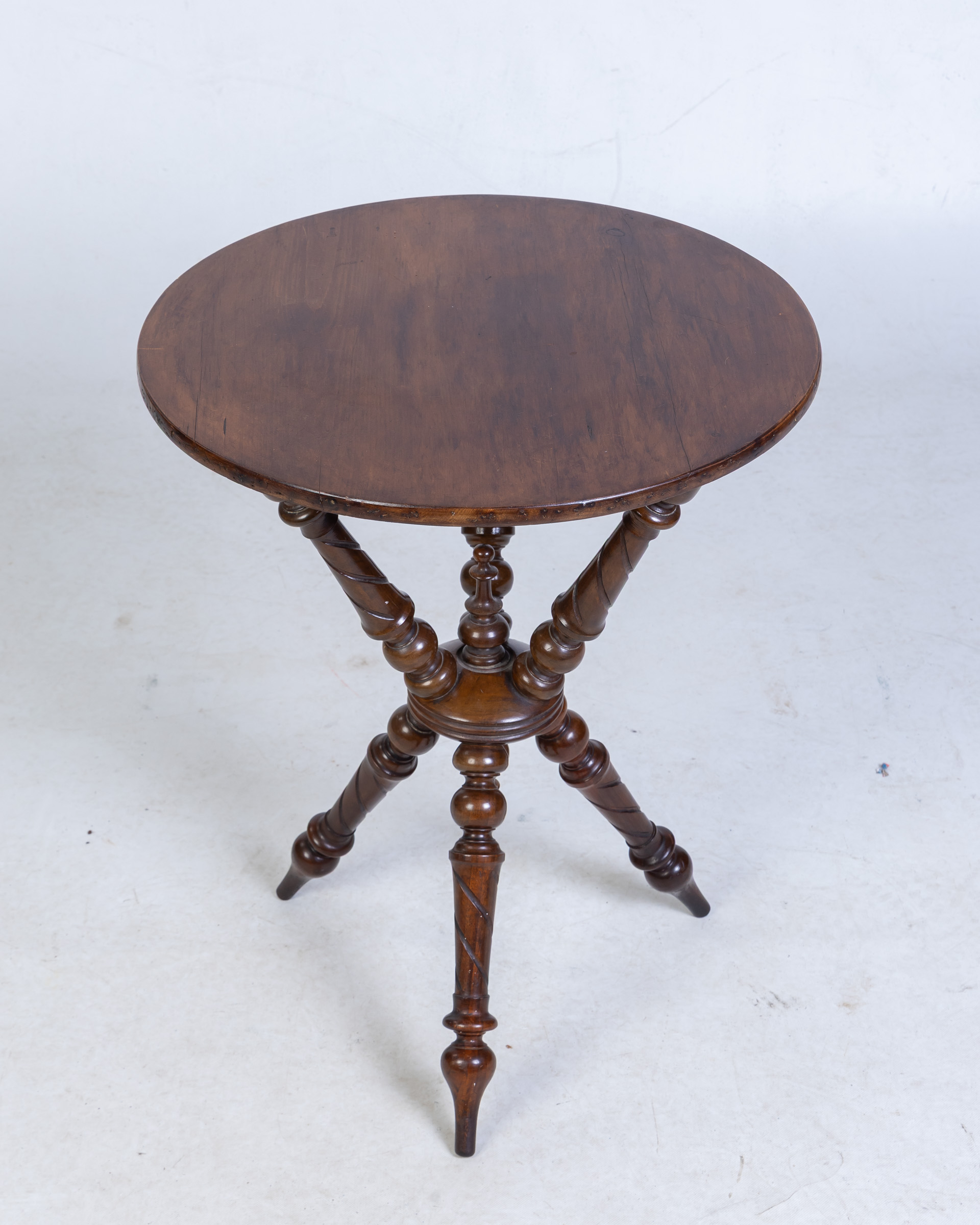 Antique Bobbin Leg Table On The Square Emporium