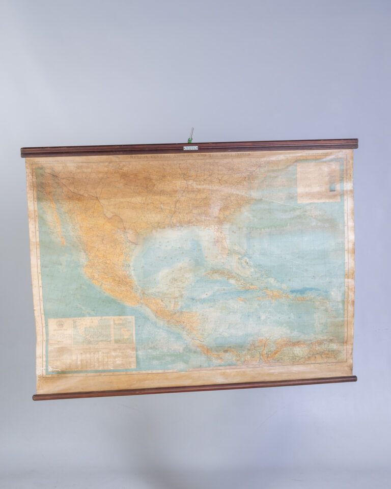 Vintage 'Mexico, Central America and the West Indies' Map