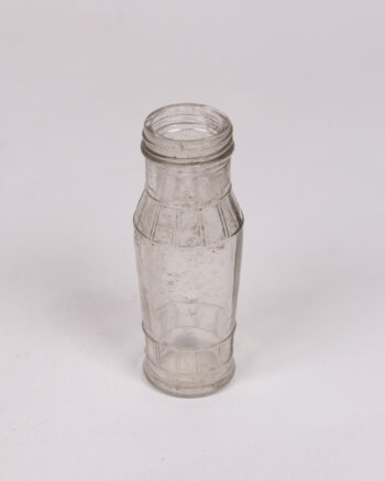 Vintage Decorative Clear Glass Bottle