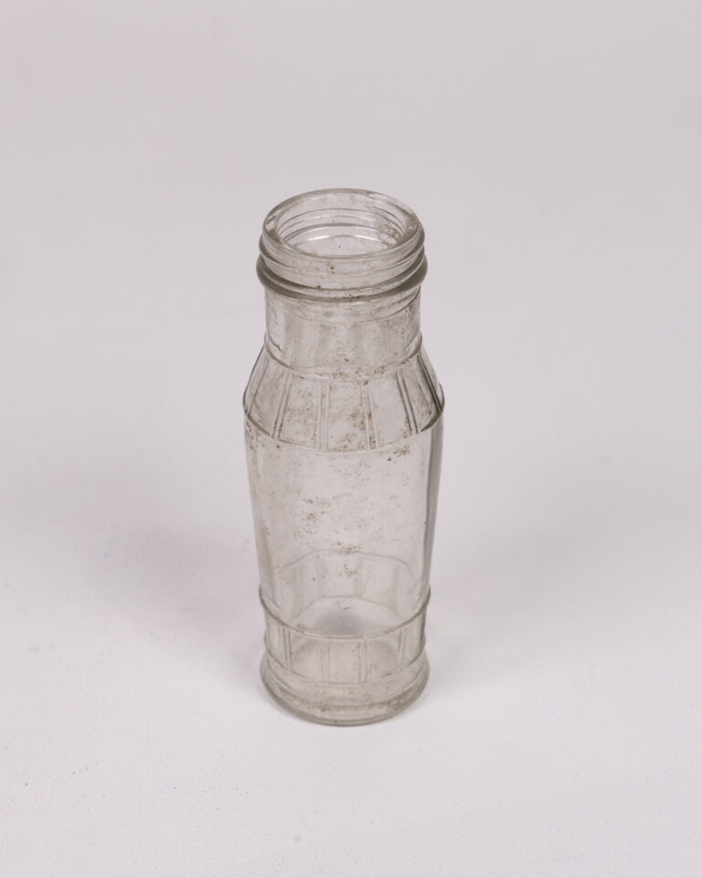 Vintage Decorative Clear Glass Bottle