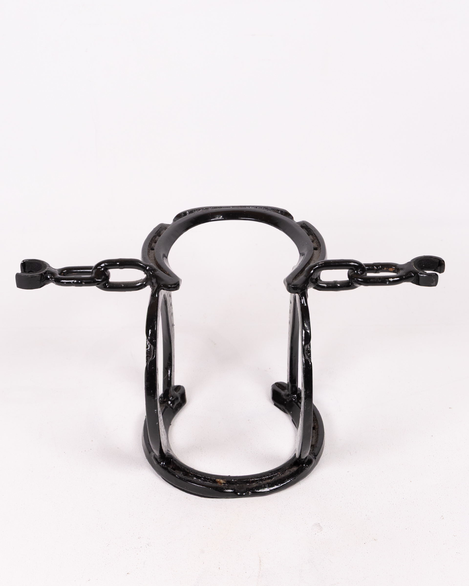 Bespoke Black Horseshoe Bottle Holder