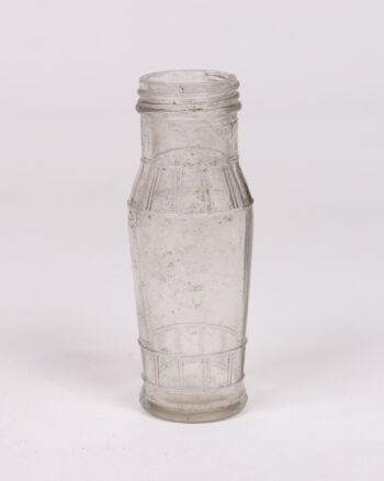 Vintage Decorative Clear Glass Bottle