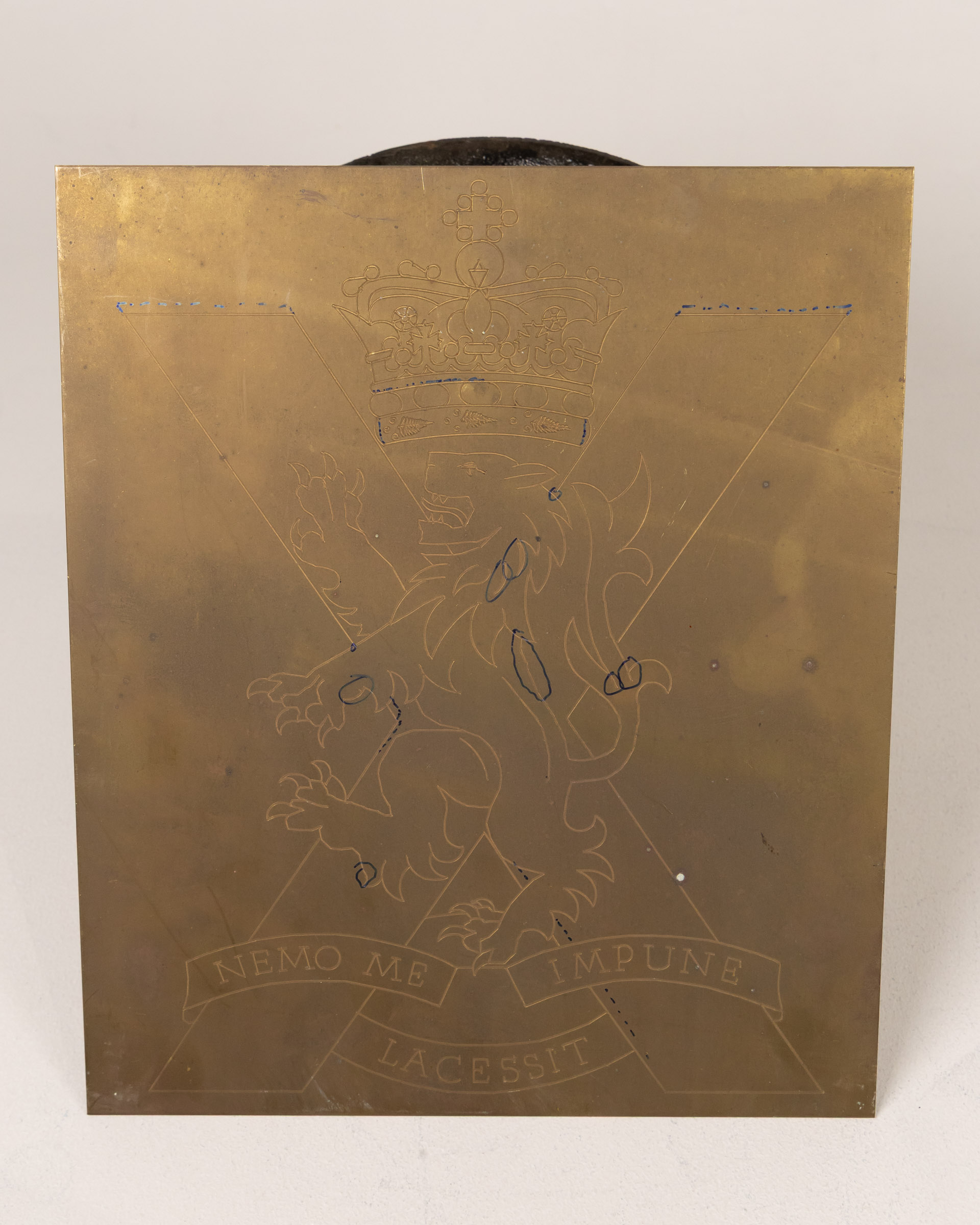 Royal Regiment of Scotland Brass Plaque from NI Barracks