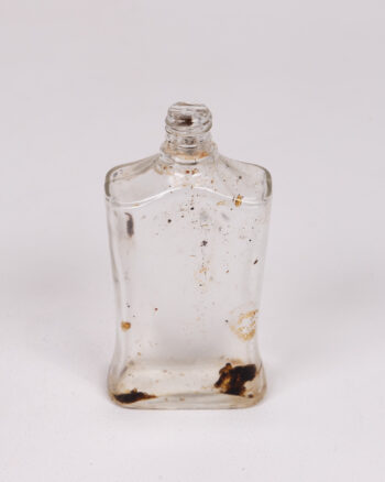Vintage Clear Glass Perfume Bottle