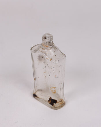 Vintage Clear Glass Perfume Bottle