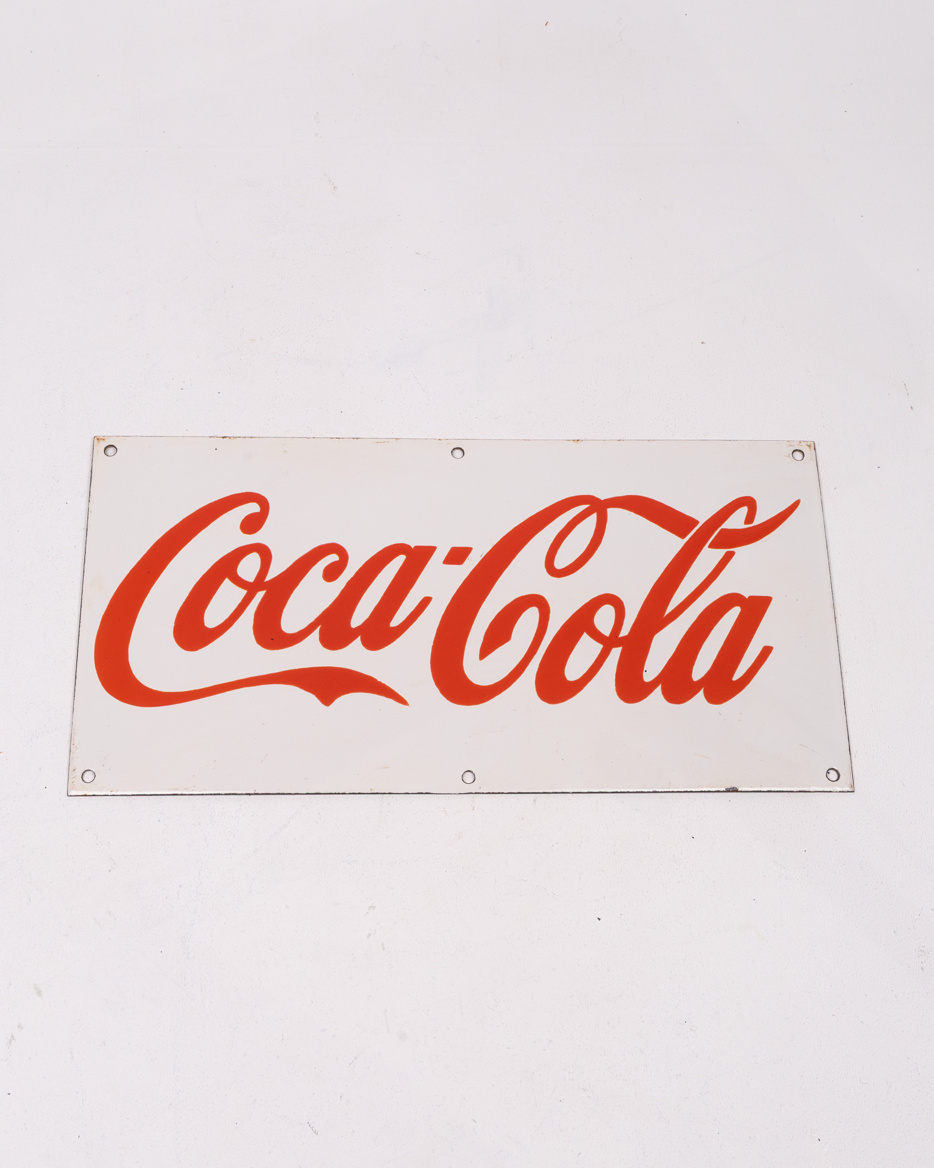 Coca-Cola Enamel Sign