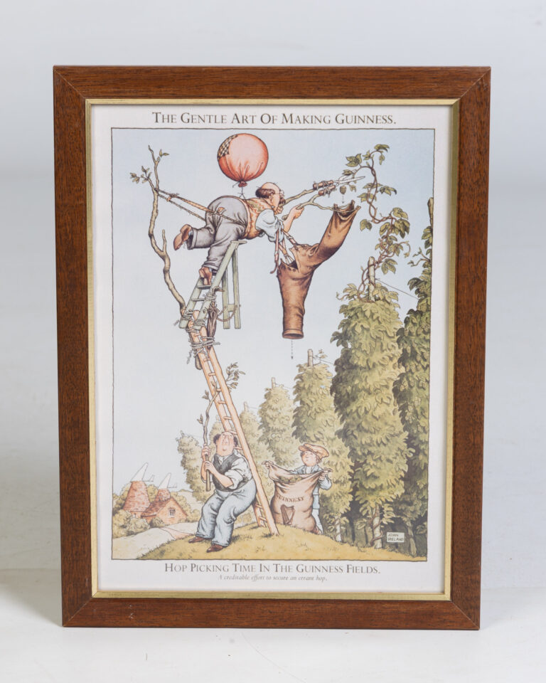 Guinness Making Framed Print - Hop Picking Time in the Guinness Fields