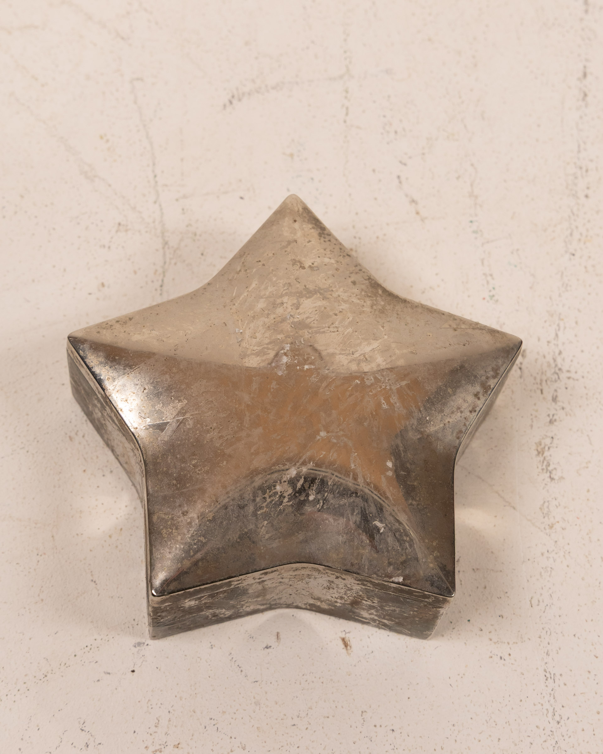 Vintage Silver Star Trinket Box
