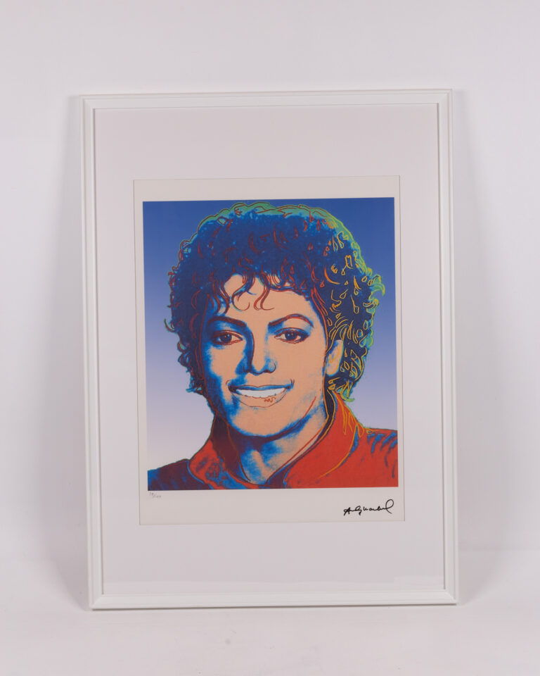 Andy Warhol Michael Jackson Framed Lithograph Print