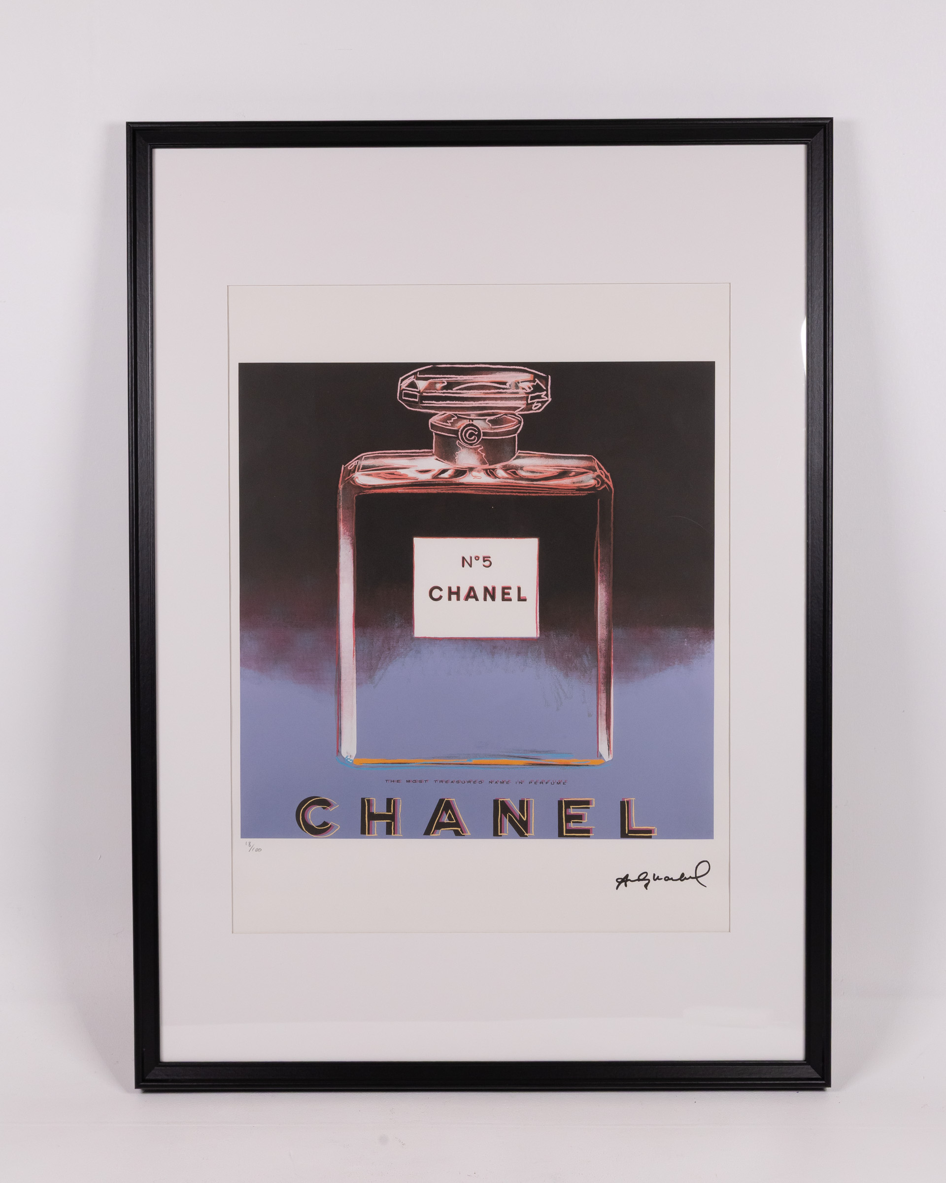 Andy Warhol Chanel Framed Lithograph Print – #18/100