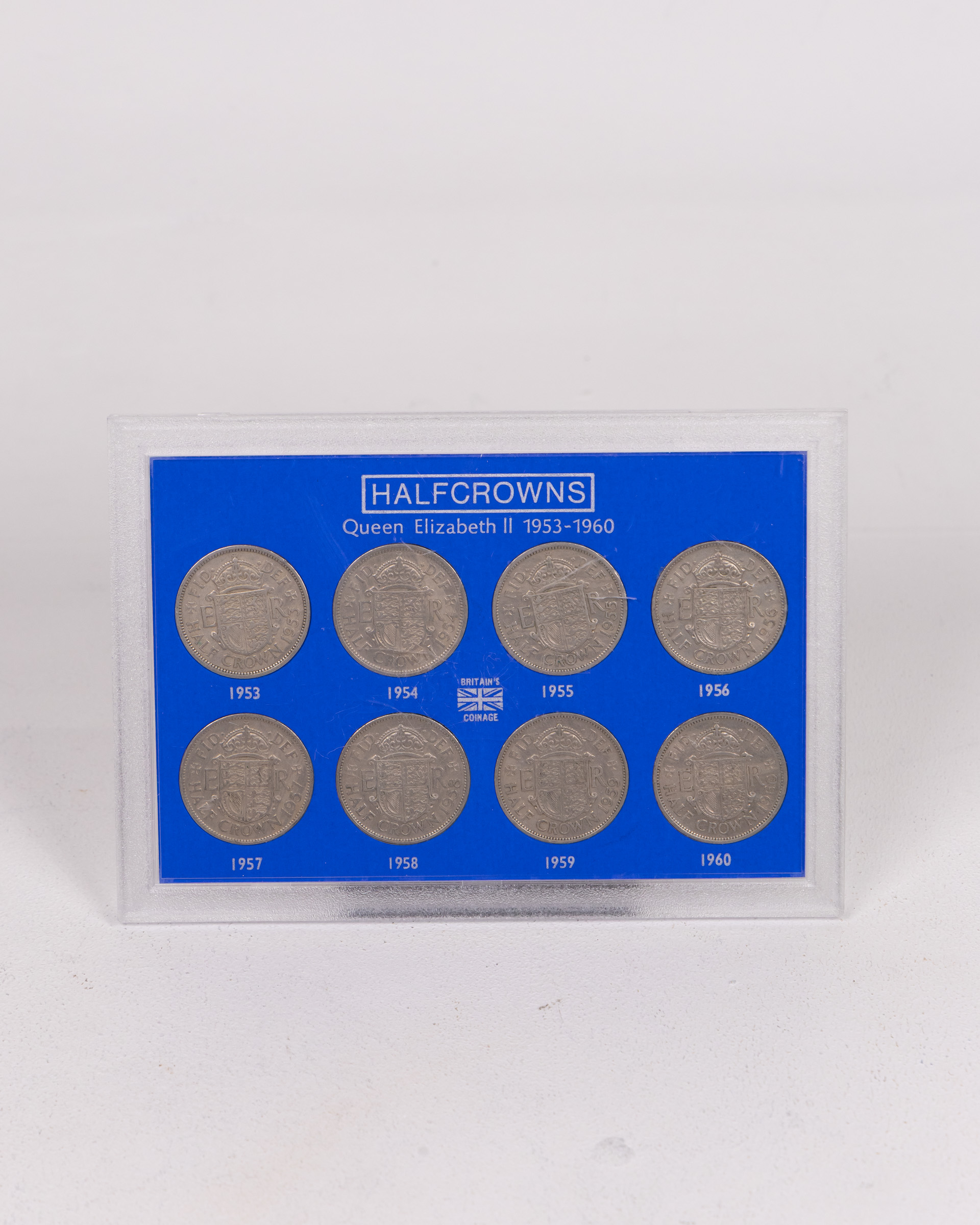 Queen Elizabeth II Halfcrowns 1953-1960 Coin Set