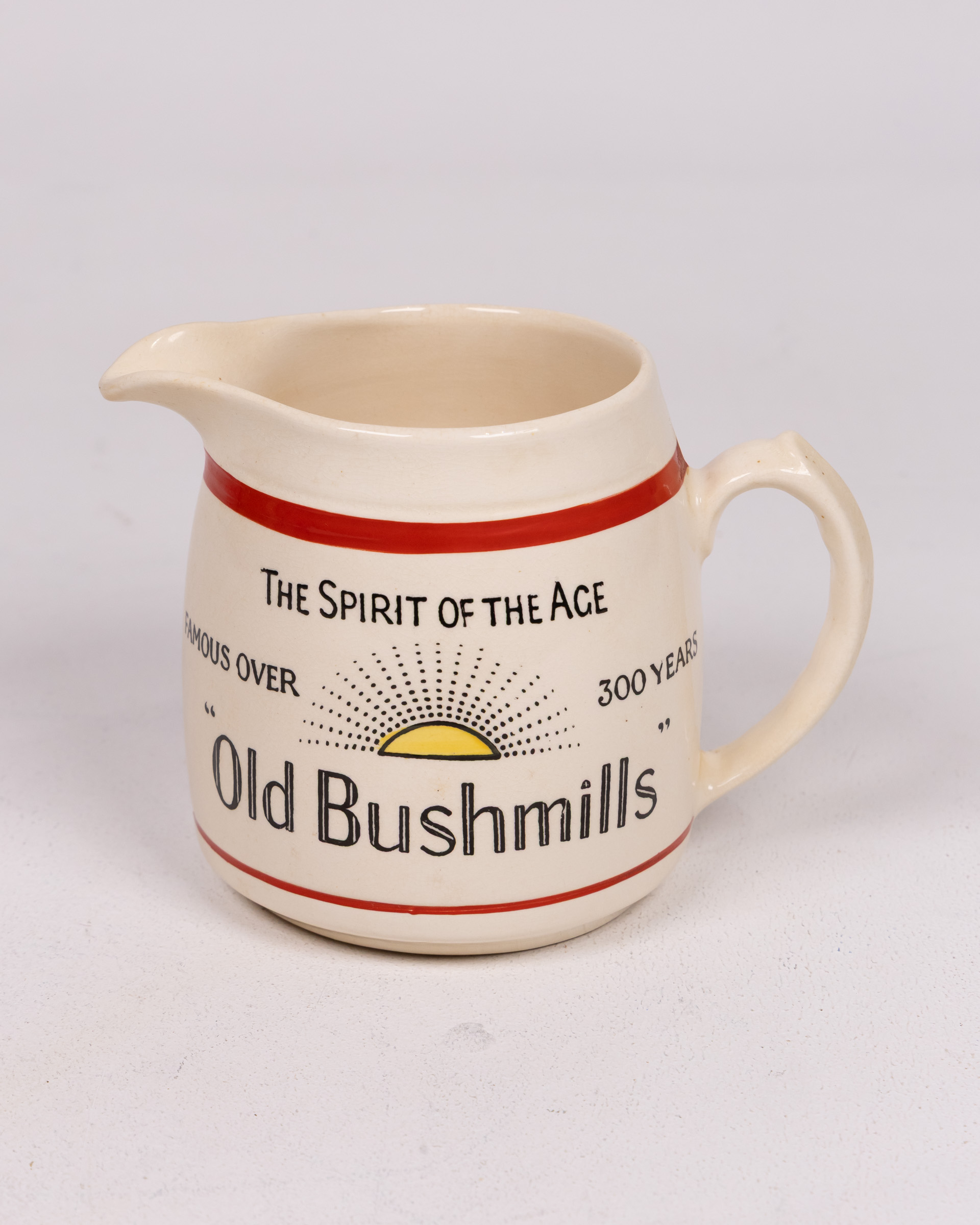 Rare Old Bushmills Whiskey Ceramic Jug