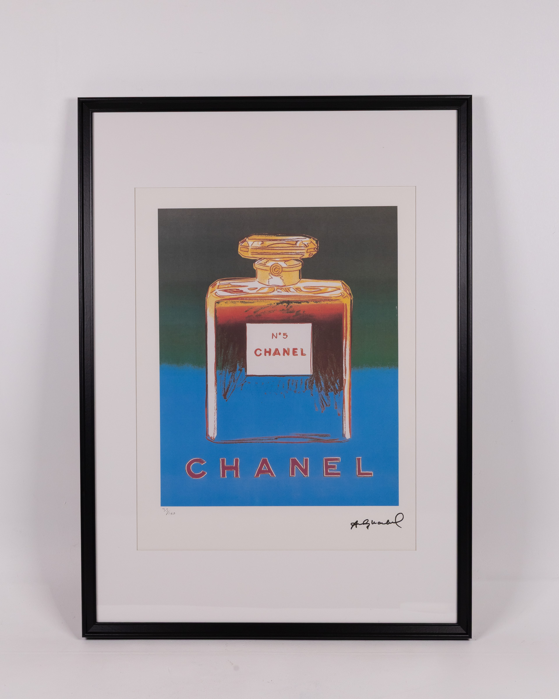 Andy Warhol Chanel Framed Lithograph Print – #35/100