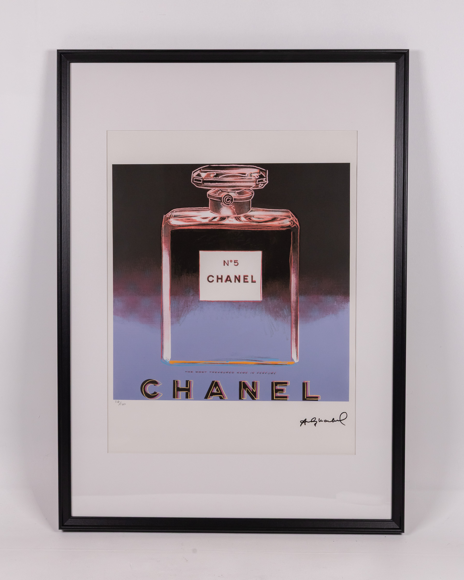 Andy Warhol Chanel Framed Lithograph Print – #24/100