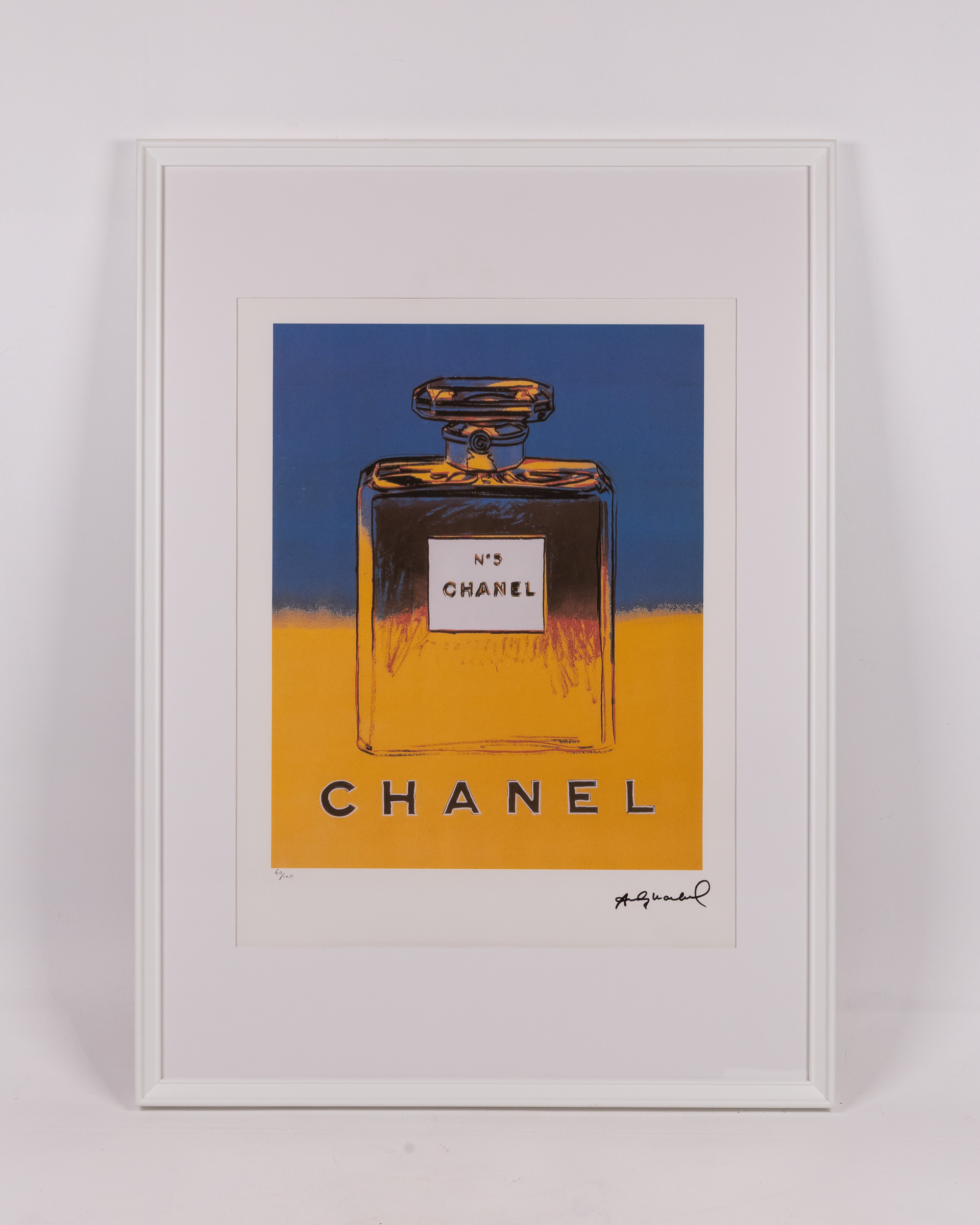Andy Warhol Chanel Framed Lithograph Print – #60/100