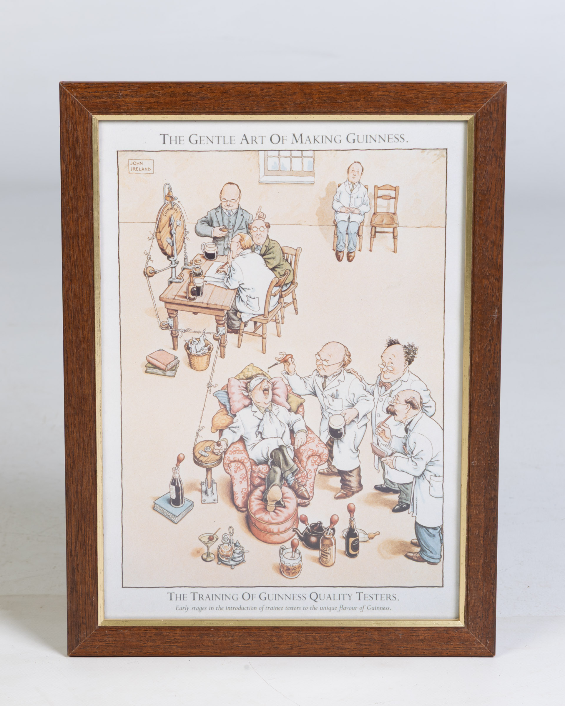 Guinness Making Framed Print – The Training of Guinness Quality Testers