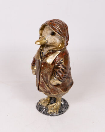 Duck in Raincoat Garden Ornament