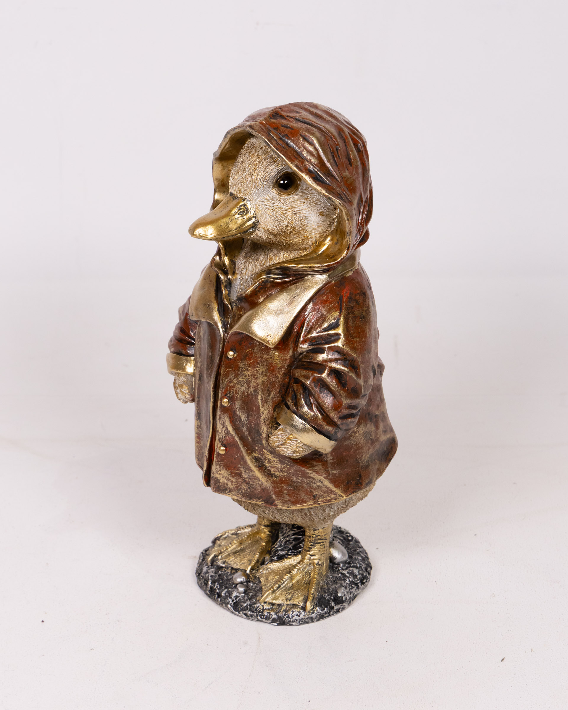 Duck in Raincoat Garden Ornament